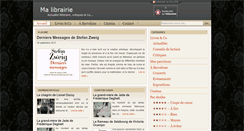 Desktop Screenshot of malibrairie.net
