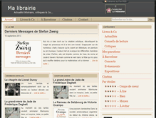 Tablet Screenshot of malibrairie.net